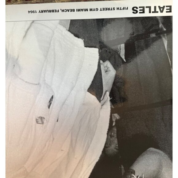 Muhammad Ali & The Beatles 1964 Black & White Poster laminated 33x24" READ - Picture 4 of 7